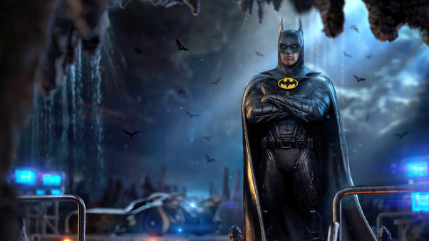 The Flash Movie Batcave Wallpaper