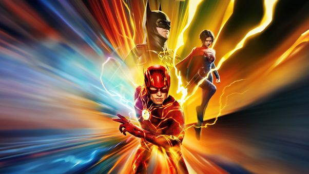 The Flash Movie Bluray Poster Wallpaper