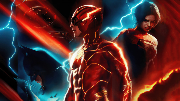 The Flash Movie New Poster 4k Wallpaper