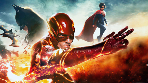 The Flash Movie Promotion Banner Wallpaper