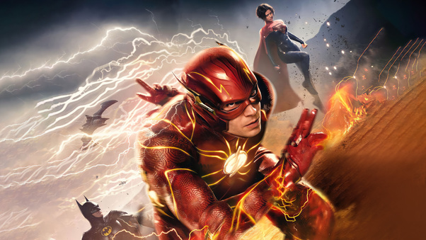 The Flash Movie Screenx Poster 5k Wallpaper
