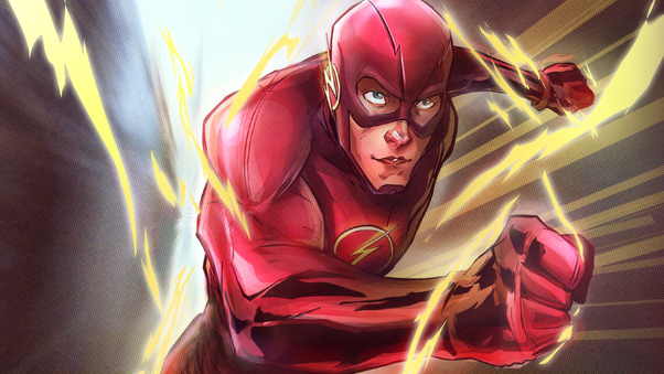 The Flash Running Wallpaper