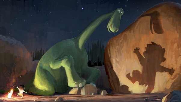 The Good Dinosaur Digital Art Wallpaper