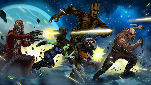 The Guardians Of The Galaxy Art Wallpaper