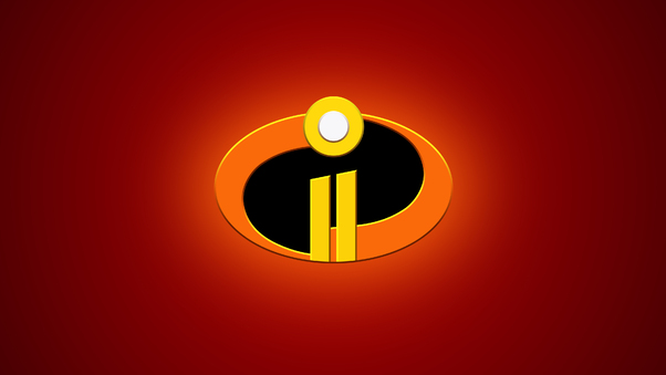 The Incredibles 2 Logo 4k Wallpaper