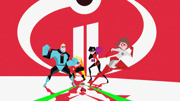 The Incredibles 2 Movie Artwork Wallpaper