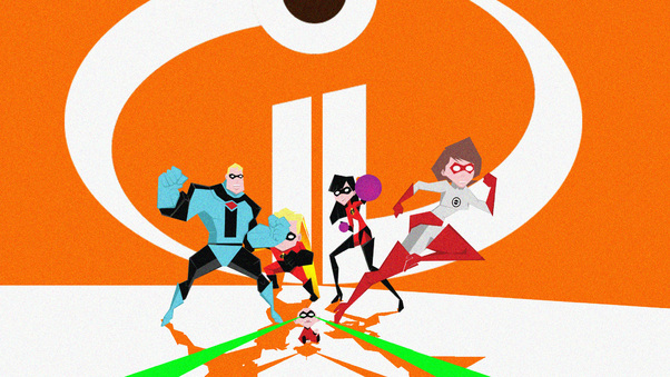 The Incredibles 2 Poster Artwork Wallpaper