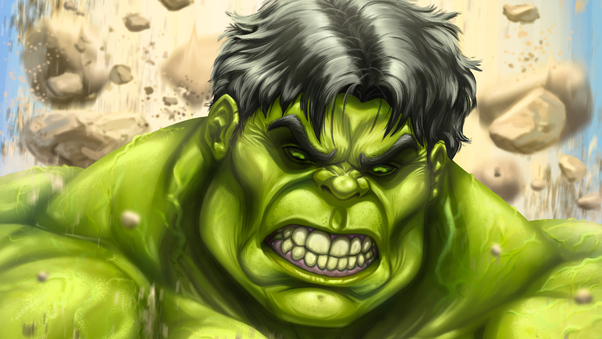 The Incredibles Hulk Art 4k Wallpaper