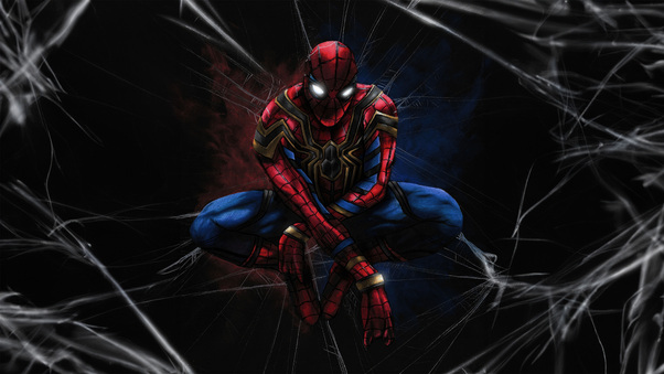The Iron Spiderman Wallpaper