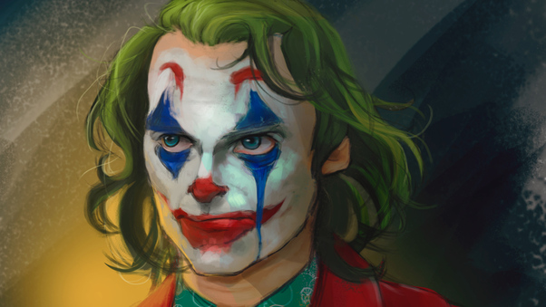 The Joker Joaquin Phoenix Art Wallpaper