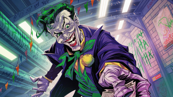The Joker Jokes On You Wallpaper,HD Superheroes Wallpapers,4k ...