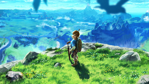 The Legend Of Zelda Breath Of The Wilk 2017 Game Wallpaper