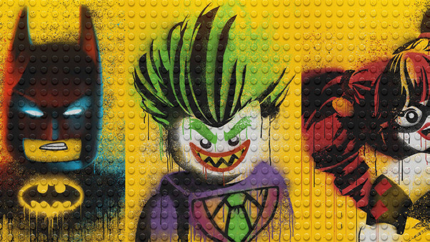 The Lego Batman Harley Quinn And Joker Wallpaper