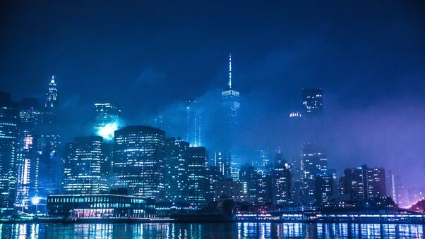 The Lights Of New York Wallpaper