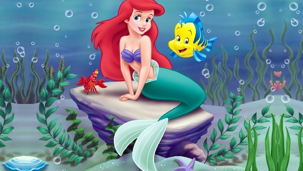 The Little Mermaid Animated Movie Wallpaper