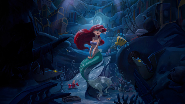 The Little Mermaid Original Poster Wallpaper