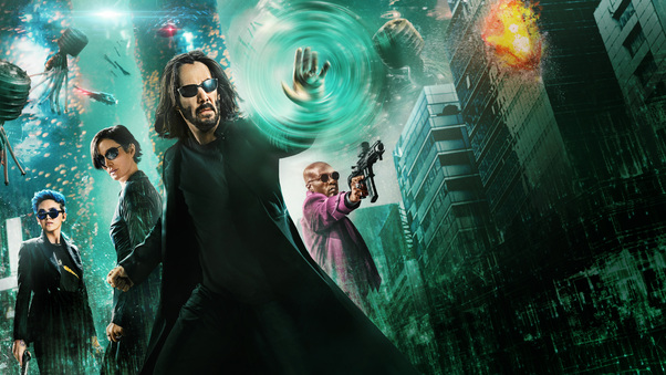 The Matrix Resurrections 10k Wallpaper