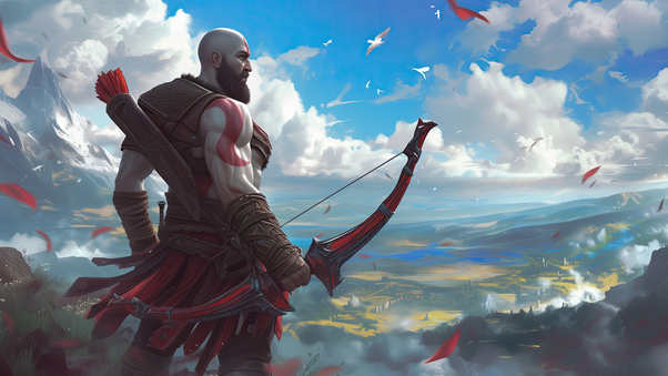 The Mighty Kratos Wallpaper
