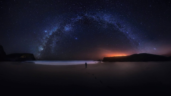 The Milky Way Over The Southwestern Alentejo And Vicentine Coast Wallpaper