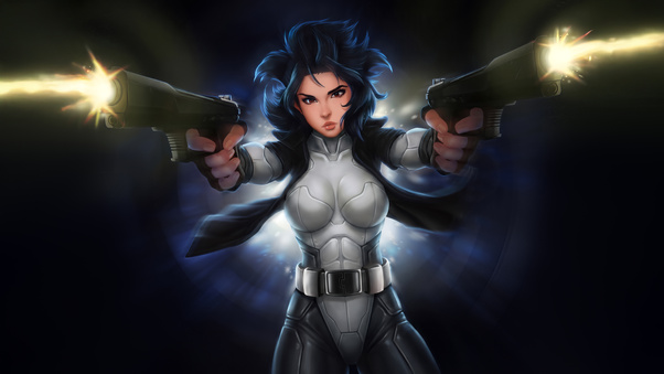 The Most Dangerous Woman With Two Guns Drawn (2560x1600) Resolution Wallpaper