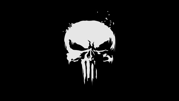 The Punisher Logo 4k Wallpaper