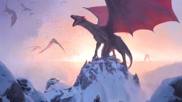 The Rising Of Dragons 4k Wallpaper