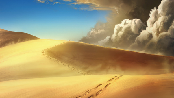 The Sand Storm Wallpaper