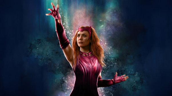 The Scarlet Witch Power Unleashed Wallpaper