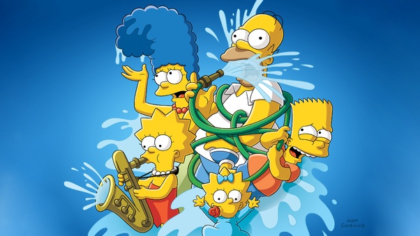 The Simpsons 4k Wallpaper