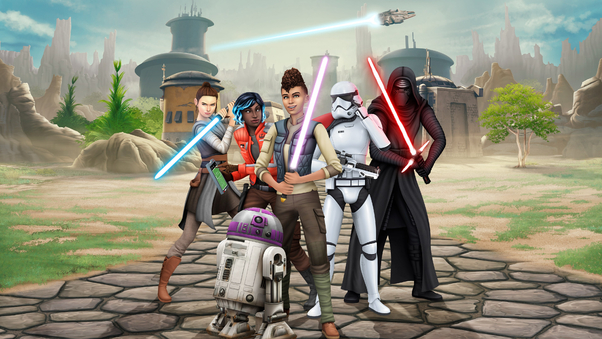 The Sims 4 Star Wars Wallpaper