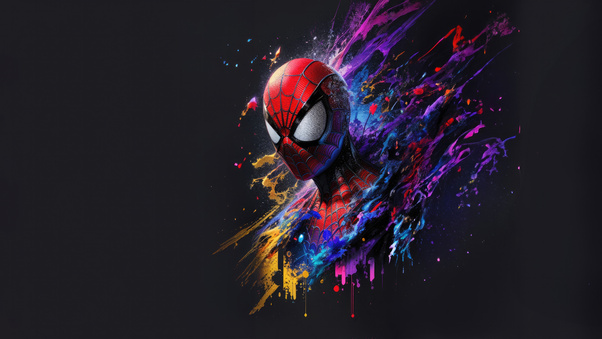 The Spectacular Spider Man Splash Art Wallpaper