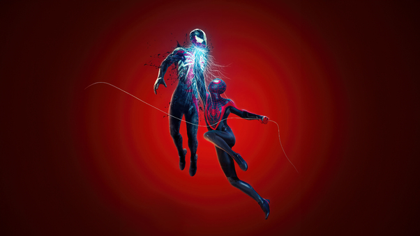 The Spider Showdown Hero Vs Hero Wallpaper
