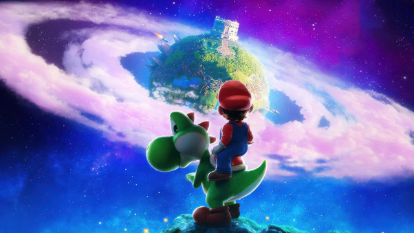 The Super Mario Bros Galaxy Movie (3000x2000) Resolution Wallpaper