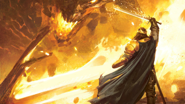 The Sword Of Surtur A Marvel Legends Of Asgard Wallpaper