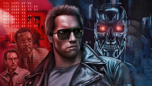 The Terminator 1984 Movie Poster Wallpaper