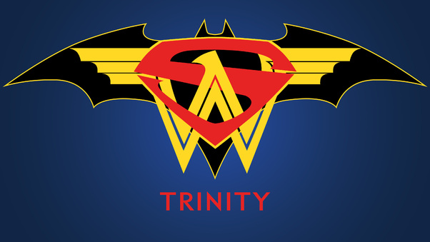 The Trinity Logo 4k Wallpaper