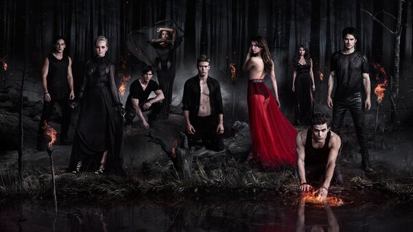 The Vampire Diaries TV Series Wallpaper