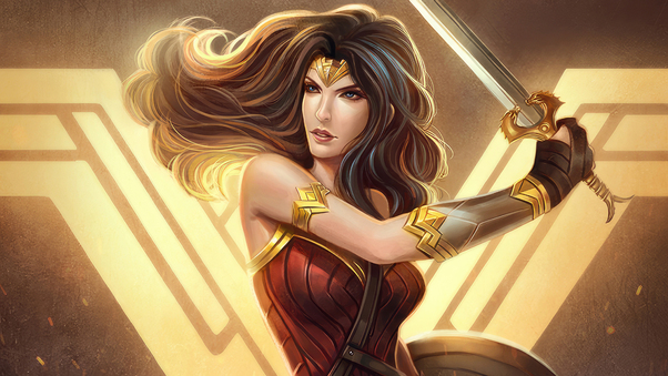 The Virtues Of Wonder Woman Wallpaper
