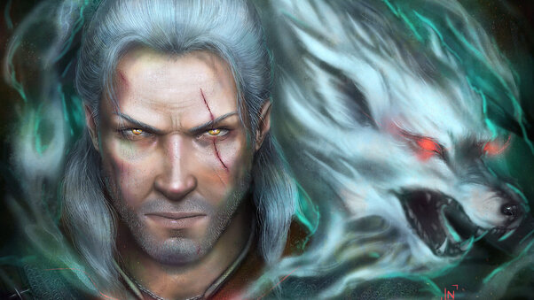 The Witcher 3 Geralt Of Rivia Art Wallpaper