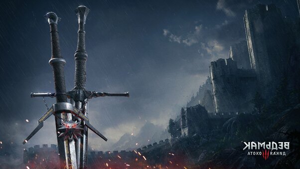 The Witcher 3 Sword Wallpaper