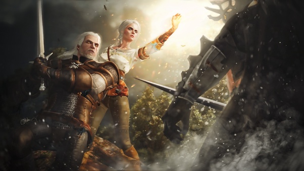 The Witcher 3 Wild Hunt Game Art Wallpaper
