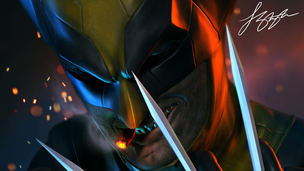 The Wolverine Smoking Wallpaper
