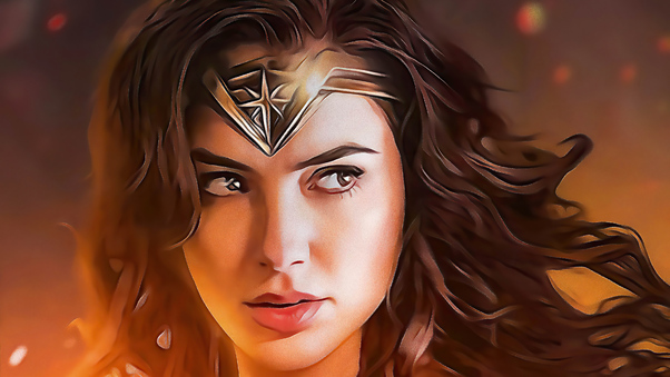 The Wonder Woman Fanart 4k Wallpaper
