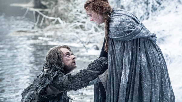 Theon Greyjoy And Sansa Stark Wallpaper