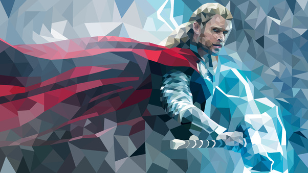 Thor Abstract Wallpaper