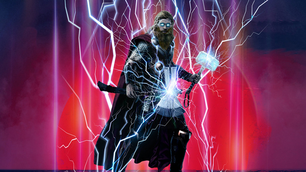 Thor Avengers Endgame Artwork 2019 Wallpaper