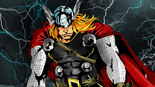 Thor Comic Art Wallpaper