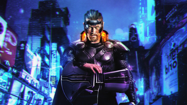 Thor Cyberpunk 2077 Wallpaper