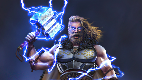 Thor God Of Thunder 5k Wallpaper