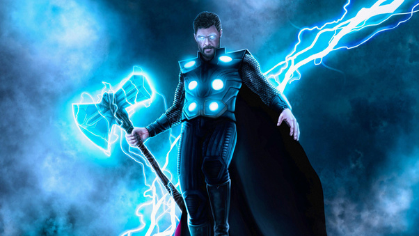 Thor God Of Thunder New Artwork Wallpaper